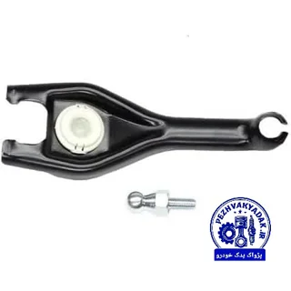 اهرم دوشاخه کلاچ بهینه بابوش پلاستیکی وپیچ(موتورTU5- گیربکس BE)-طول225mm کد: 0660401799