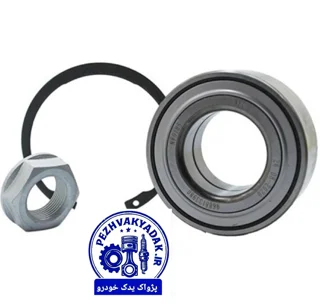 کیت کامل بلبرینگ توپی چرخ جلو با رینگ و مهره